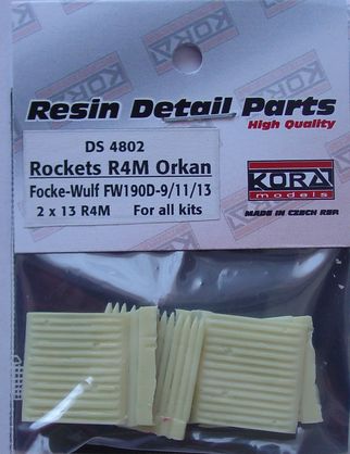 R4M Orkan Rockets with racks Focke Wulf FW190D-9/D-11/D-13  DS4802