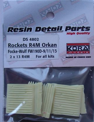 R4M Orkan Rockets with racks Focke Wulf FW190D-9/D-11/D-13 DS4802