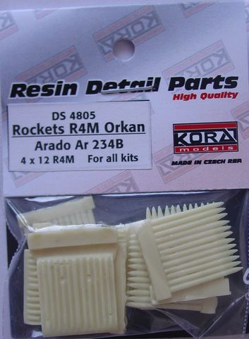 R4M Orkan Rockets with racks Arado AR234 DS4805