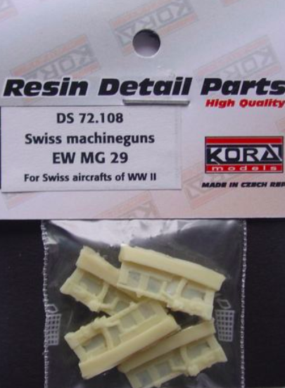 EW MG29 Swiss machine guns  (4x)  DS72108