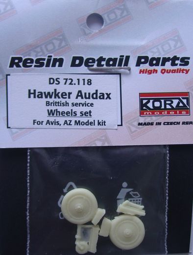 Hawker Audax - British- Wheel set (AVIS, AZ Model)  DS72118