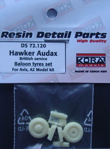 Hawker Audax - British- Baloon Wheel set (AVIS, AZ Model)  DS72120