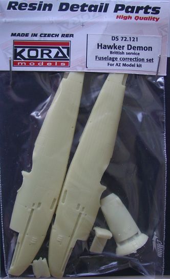 Hawker Demon - British- Fuselage Correction set (AZ Model)  DS72121