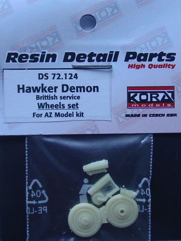 Hawker Demon -British- Wheels set (AZ Models)  DS72124