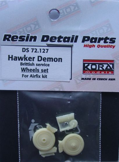 Hawker Demon -British- Wheels set (Airfix)  DS72127