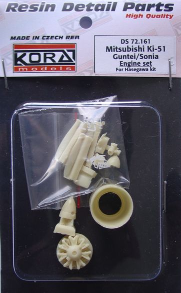 Mitsubishi Ki51 Sonia Engine Set (Hasegawa) DS72161