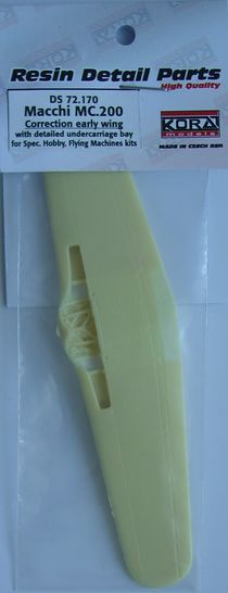 Macchi MC200 Corrected early Wing (Special Hobby, FM)  DS72170