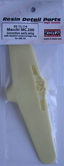 Macchi MC200 Corrected early Wing with UC Bay (AML) DS72174