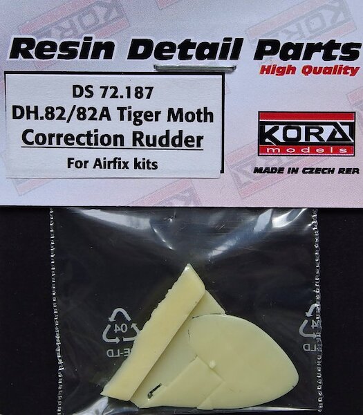 DH82a Tiger Moth Corrected rudder (Airfix) DS72187