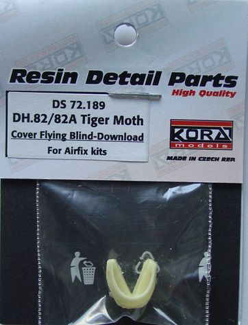 DH82a Tiger Moth Blind flying cover - folded (Airfix) DS72189
