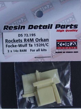 R4M Orkan Rockets with racks for Focke Wulf TA152H/C  DS72195