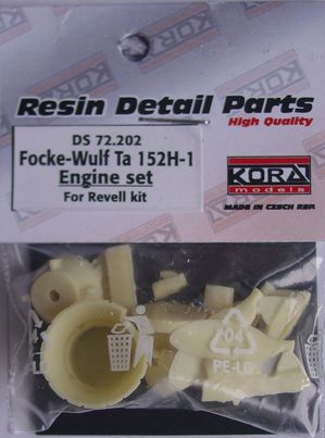 Focke Wulf Ta152H-1 engine set (Revell)  DS72202