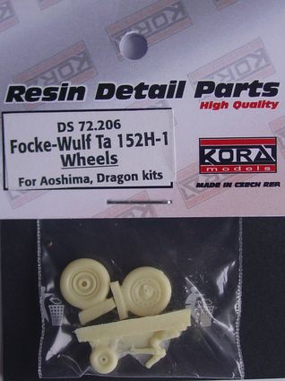 Focke Wulf Ta152H-1 Wheels (Aoshima, Dragon) DS72206