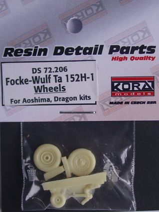 Focke Wulf Ta152H-1 Wheels  (Aoshima, Dragon)  DS72206