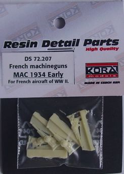 MAC1934 early French machine guns (4x) DS72207