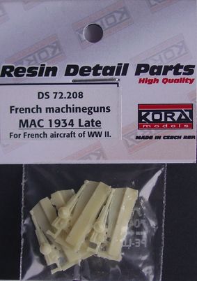 MAC1934 Late French machine guns (4x) DS72208