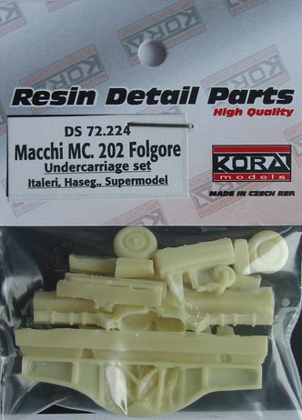 Macchi MC202 Folgore Undercarriage set (Italeri, Hasegawa) DS72224