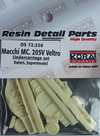 Macchi MC205V Veltro Undercarriage set (Italeri, Hasegawa)  DS72226