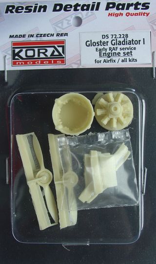 Gloster Gladiator MK1 early RAF Engine set (Airfix) DS72228