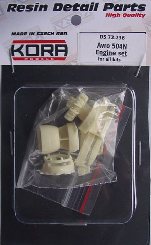 Avro 504N Engine set (AMDL, Airfix)  DS72236