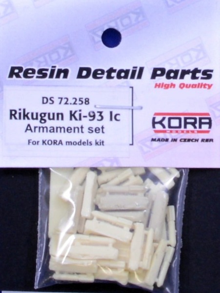 Rikugun Ki93-1c Armament set (Kora Models) DS72258