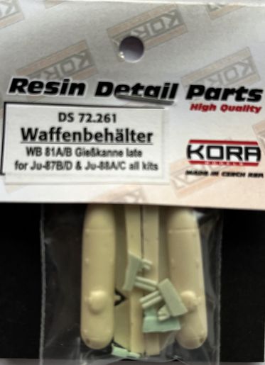 WB81A/B Gieszkanne Waffenbehalter - late- for Ju87B/D and Ju88A/C DS72261