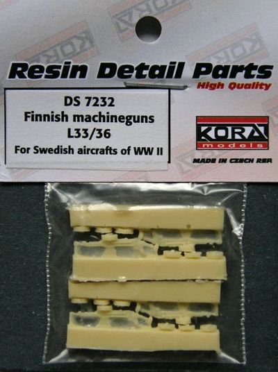 Finnish hand held L33/36 machine guns (4x)  DS7232