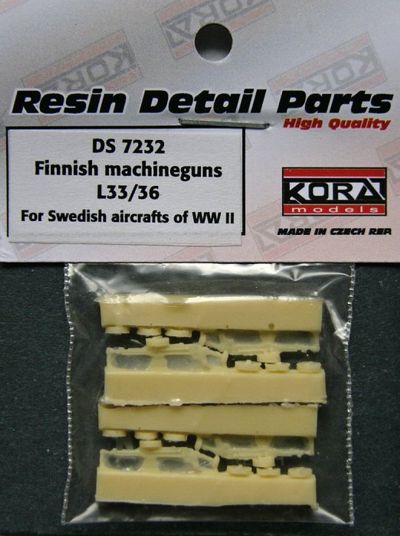 Finnish hand held L33/36 machine guns (4x) DS7232