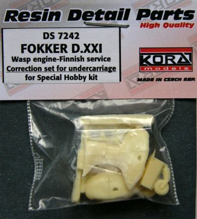 Undercarriage correction set for Fokker DXXI Wasp engine-Finnish service (MPM)  ds7242