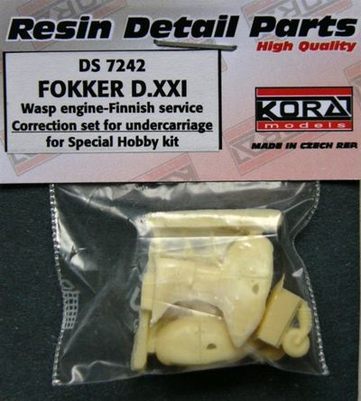 Undercarriage correction set for Fokker DXXI Wasp engine-Finnish service (MPM) ds7242