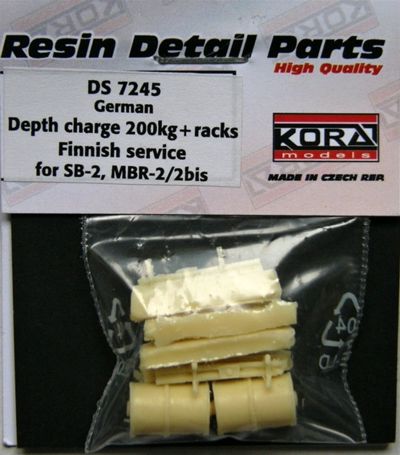 German 200kg depth Charge + rack in Finnish Service ds7245