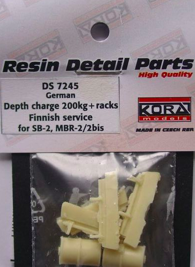 German 200kg depth Charge + rack in Finnish Service DS7246