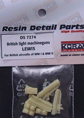 British Light Machine gun Lewis machine guns (4x)  ds7274