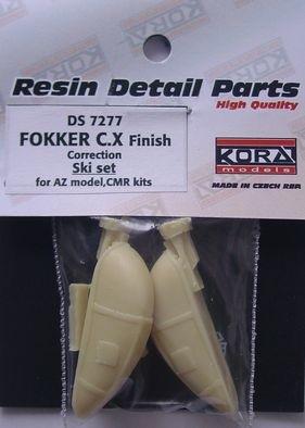 Fokker CX Finnish Service- Correction Ski set (AZ)  DS7277