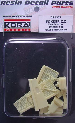 Fokker CX Finnish Service- Correction Interior set (AZ) DS7279