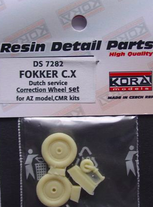 Fokker CX Dutch Service- Correction Wheel set (AZ) DS7282