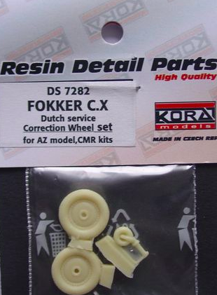 Fokker CX Dutch Service- Correction Wheel set (AZ)  DS7282