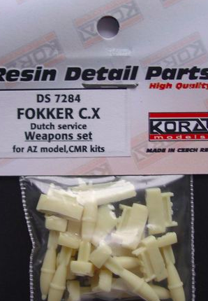 Fokker CX Dutch Service - weapons set (AZ) DS7284