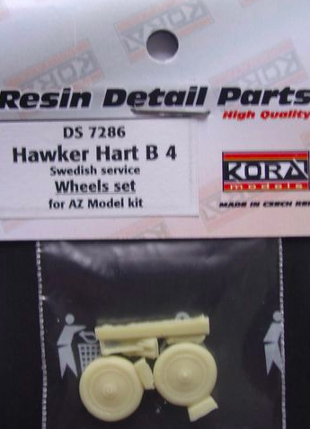 Hawker Hart B4 Wheel set (AZ) DS7286