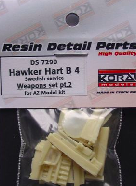 Hawker Hart B4 (Swedish) Weapons set 3 (AZ) DS7290