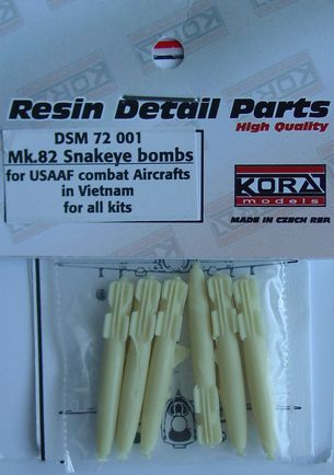 MK82 Snakeye bombs (6x)  dsm72001