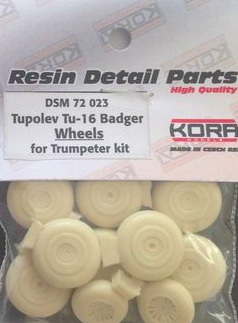 Tupolev Tu16 Badger Wheels DSM72023