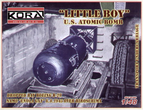 Little Boy Atomic Bomb with Transporter  4807