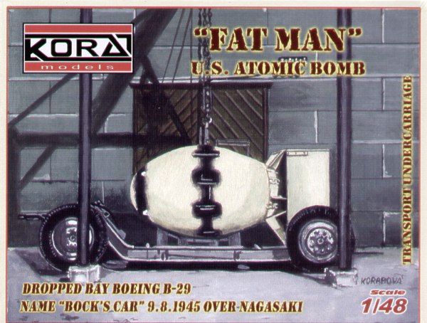 Fat Man Atomic Bomb with Transporter  4808
