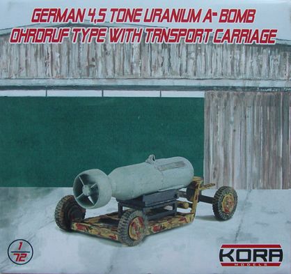 German 4,5 ton Uranium A-Bomb Ohrdruf Type with Carriage 72208
