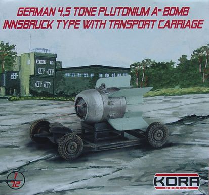 German 4,5 ton Plutonium A-Bomb Innsbruck Type with Carriage  72209