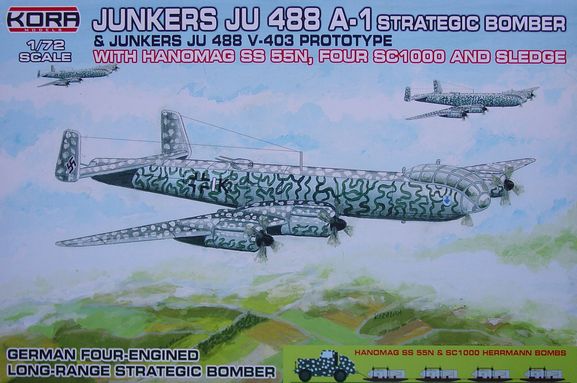 Junkers Ju-488A-1 strategic bomber/Ju-488V-403 prototype  72229