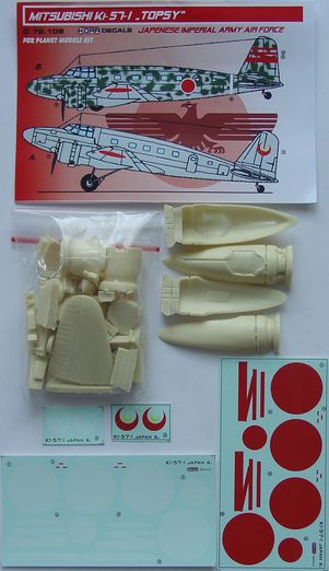 Mitsubishi Ki57-I Topsy Transport in Japanese service (Planet Models) C72109