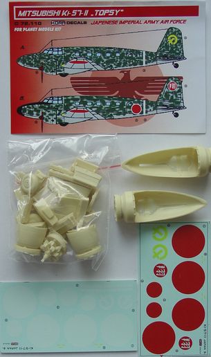 Mitsubishi Ki57-II Topsy Palembang Paratrooper (Planet Models) C72110