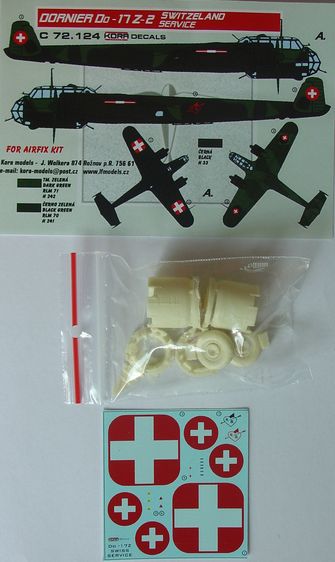 Dornier Do17Z-2/Z-3 in Swiss service (Airfix)  C72124